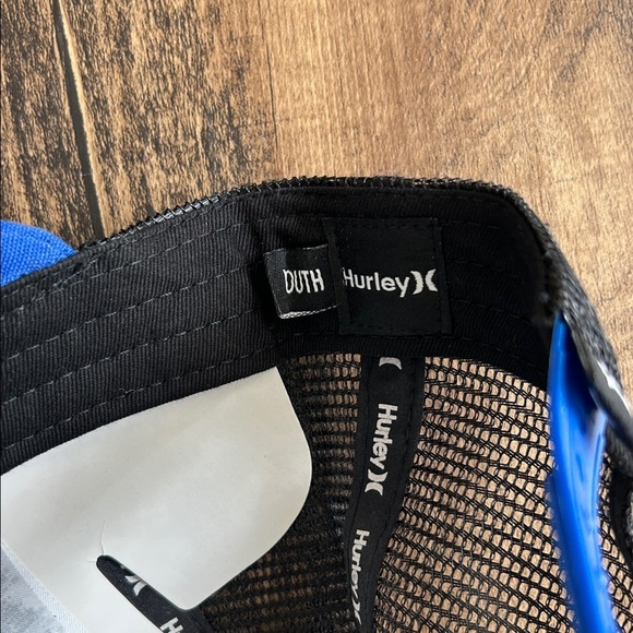 Youth boys Hurley Blue and Black Logo Trucker Cap - Picture 4 of 4